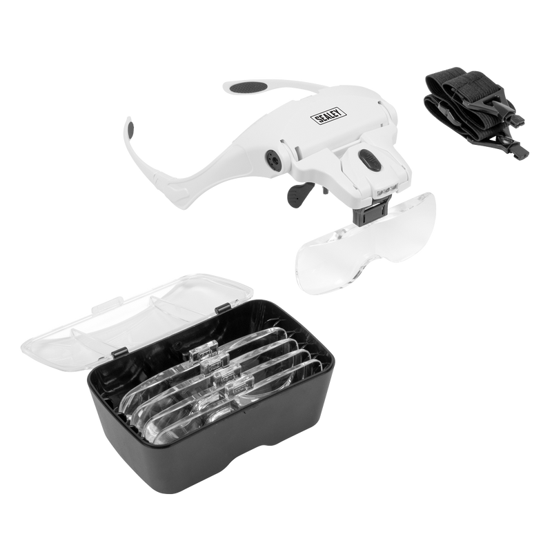 Sealey WL101D LED Magnifier Spectacles with Headband - additional view 3