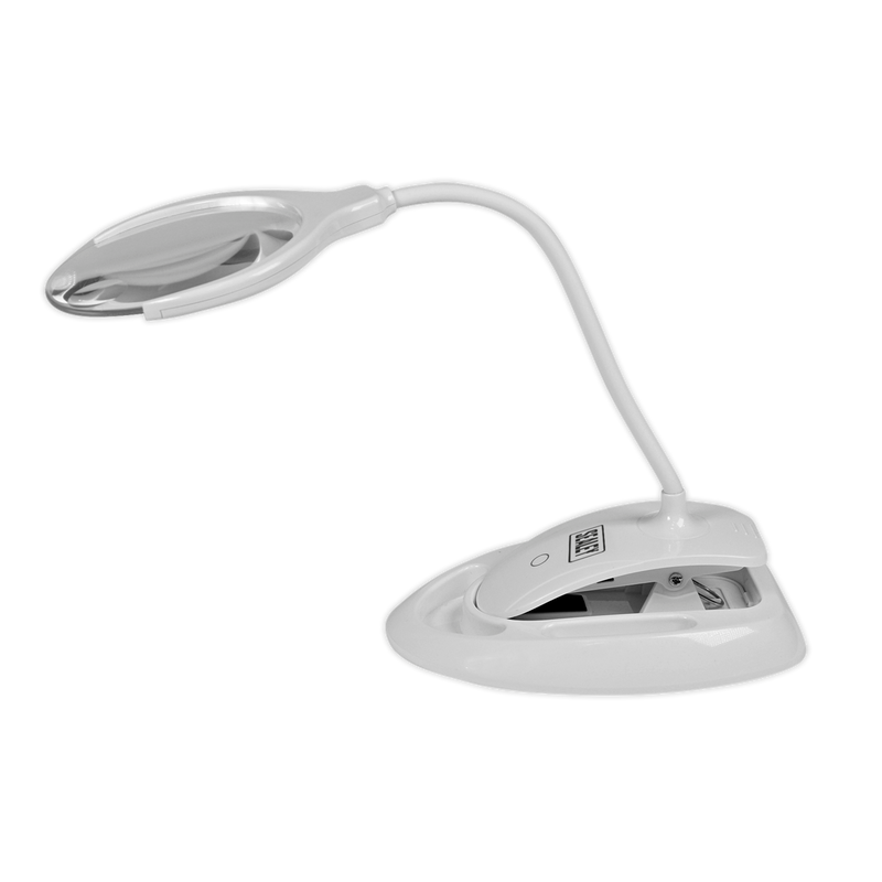 Sealey WL63/8D Rechargeable Dimmable Dual Mounting Magnifying Worklight 6 SMD LED - additional view 3