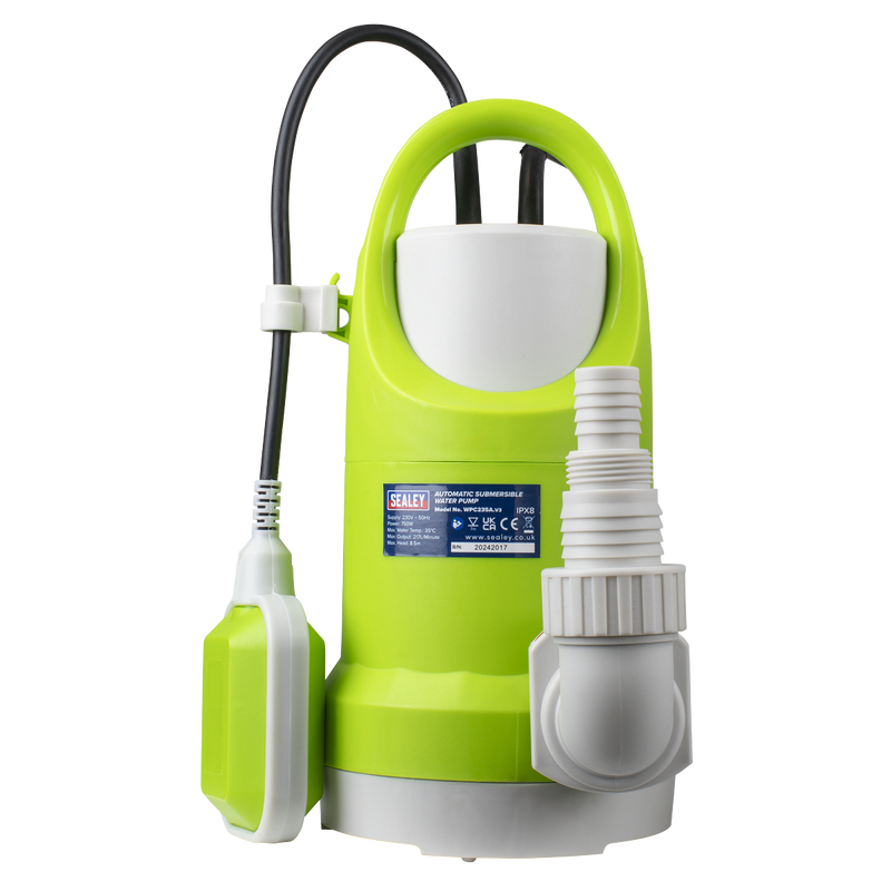 Sealey WPC235A Submersible Dirty Pump Automatic 217L/min 230V - additional view 2