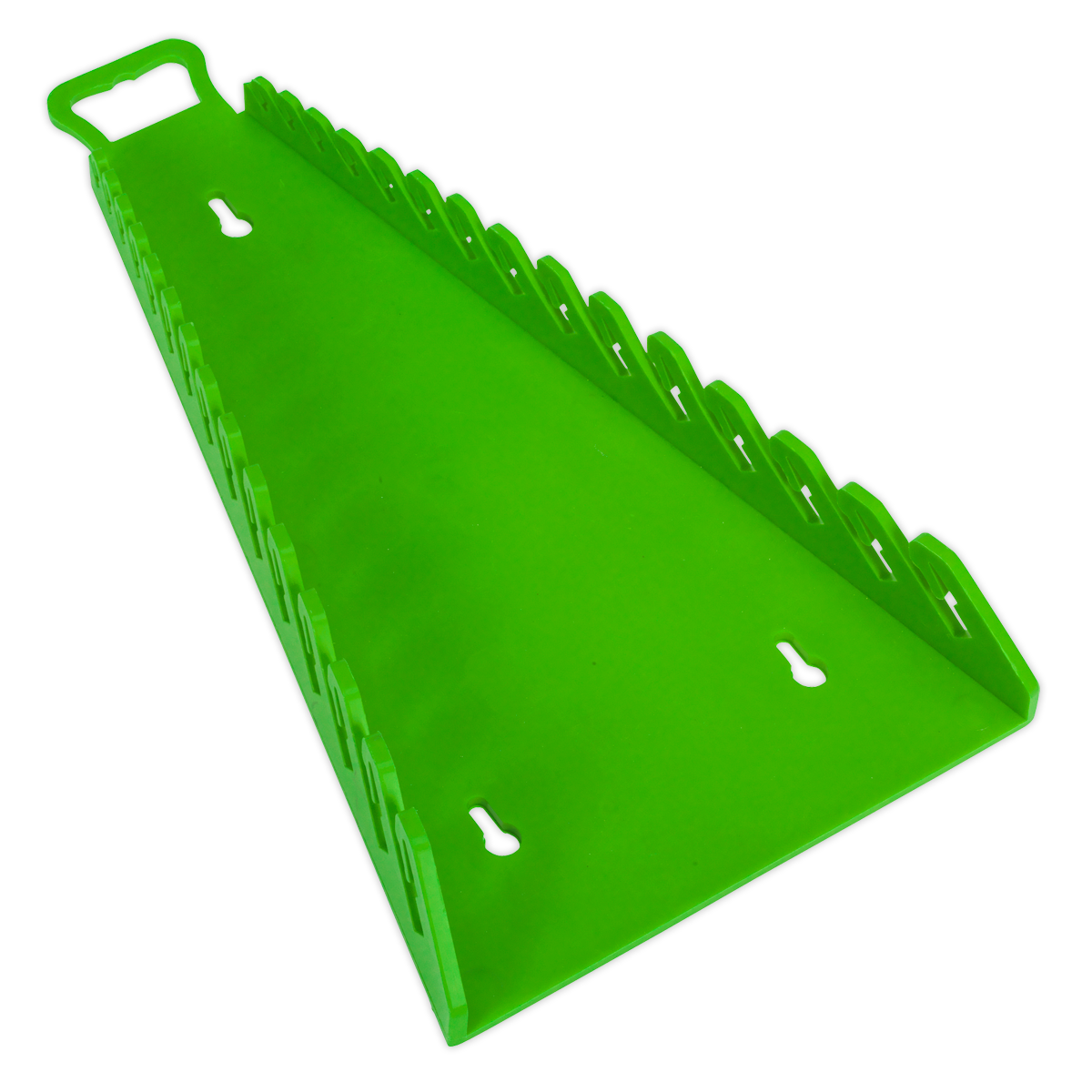 Sealey WR09HV Premier Reverse Spanner Rack Capacity 15 Spanners - Hi-Vis Green - additional view 2