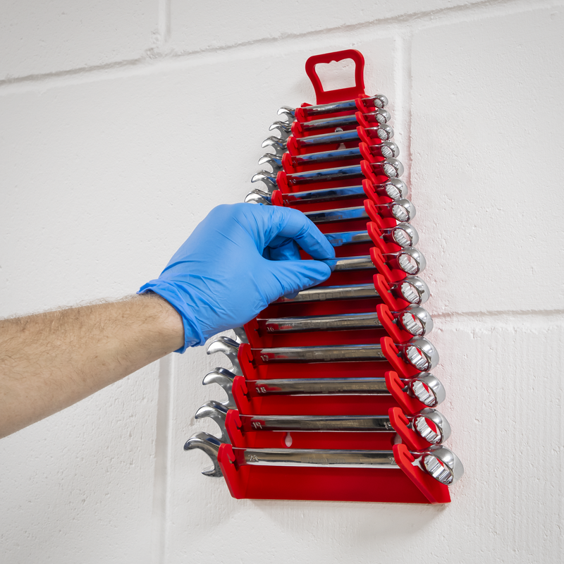 Sealey WR09 Premier Reverse Spanner Rack Capacity 15 Spanners - additional view 3