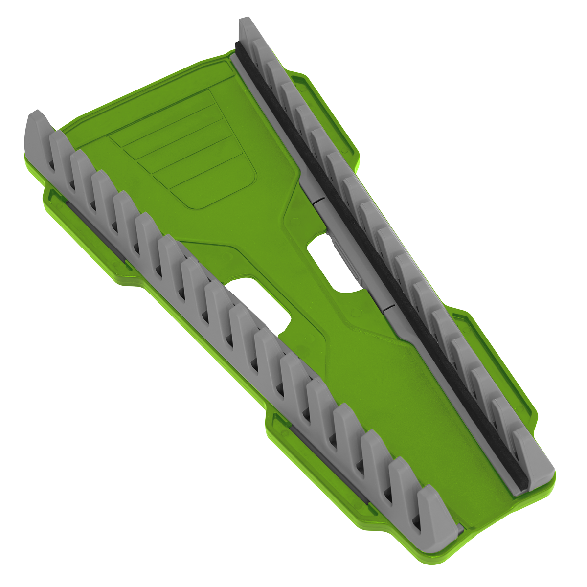 Sealey WR11HV Premier Reversible Spanner Rack 16pc - Hi-Vis Green
