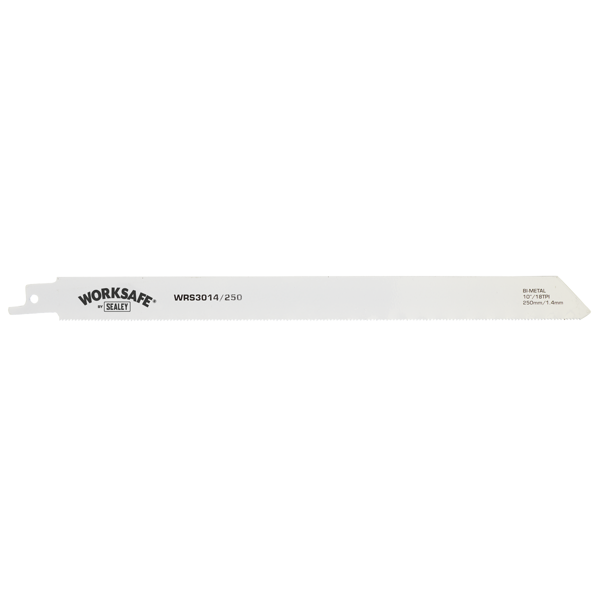 Sealey WRS3014/250 Worksafe® Reciprocating Saw Blade for Metal 250mm 18tpi - Pack of 5 - additional view 3