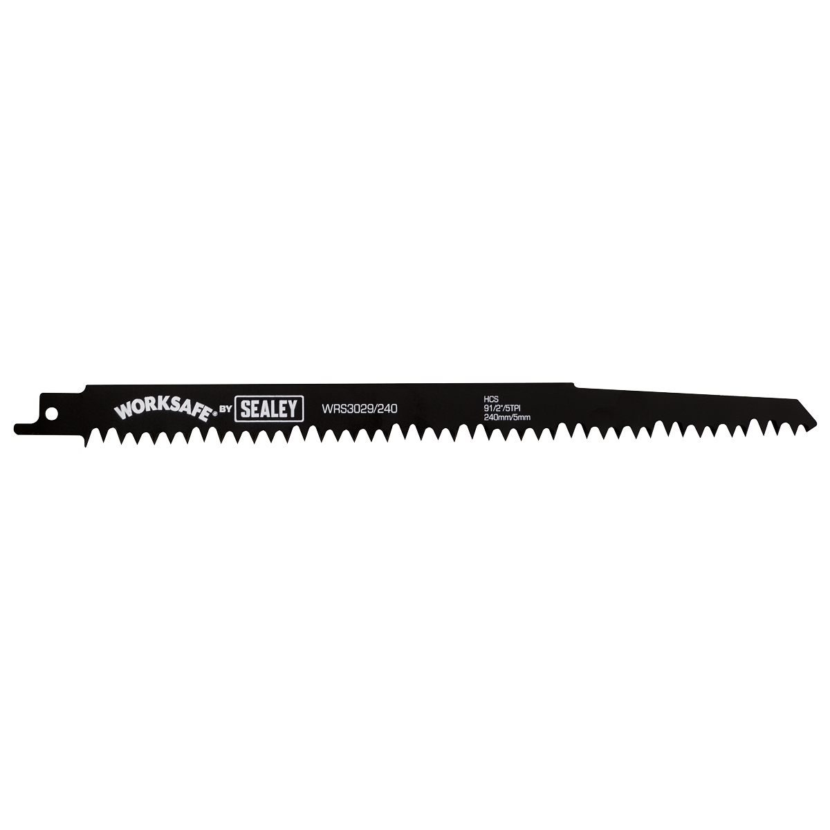 Sealey WRS3029/240 Reciprocating Saw Blade for Wood 240mm 5tpi - Pack of 5 - additional view 3