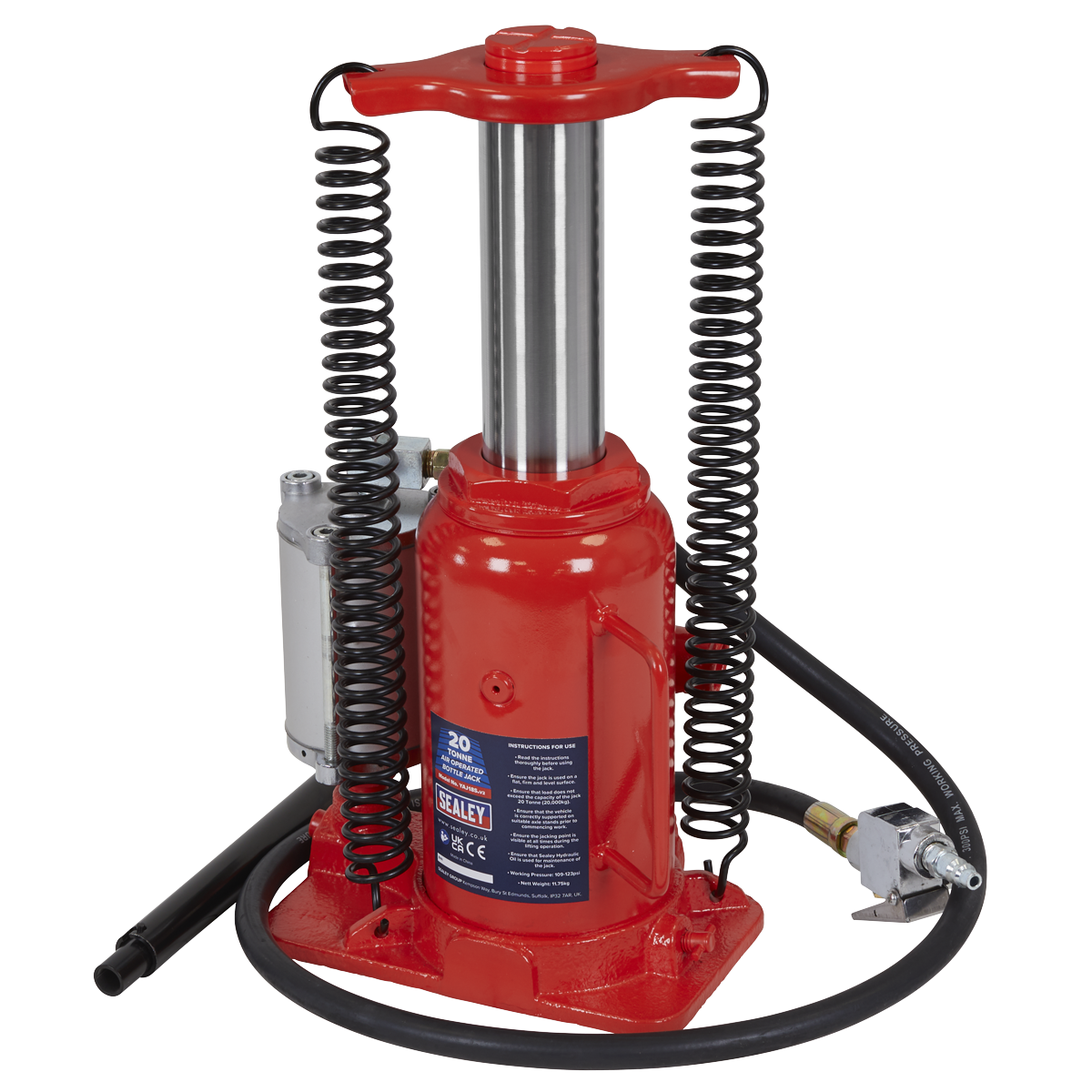 Sealey YAJ18S Air Operated Bottle Jack 20 Tonne - additional view 5