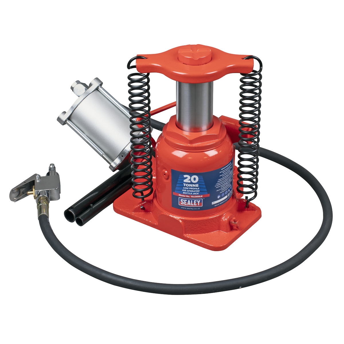 Sealey YAJ20SLE Low Profile Air Operated Hydraulic Bottle Jack 20 Tonne - additional view 2