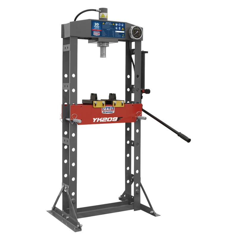 Sealey YK209F Premier Heavy-Duty Floor Type Hydraulic Press 20 Tonne
