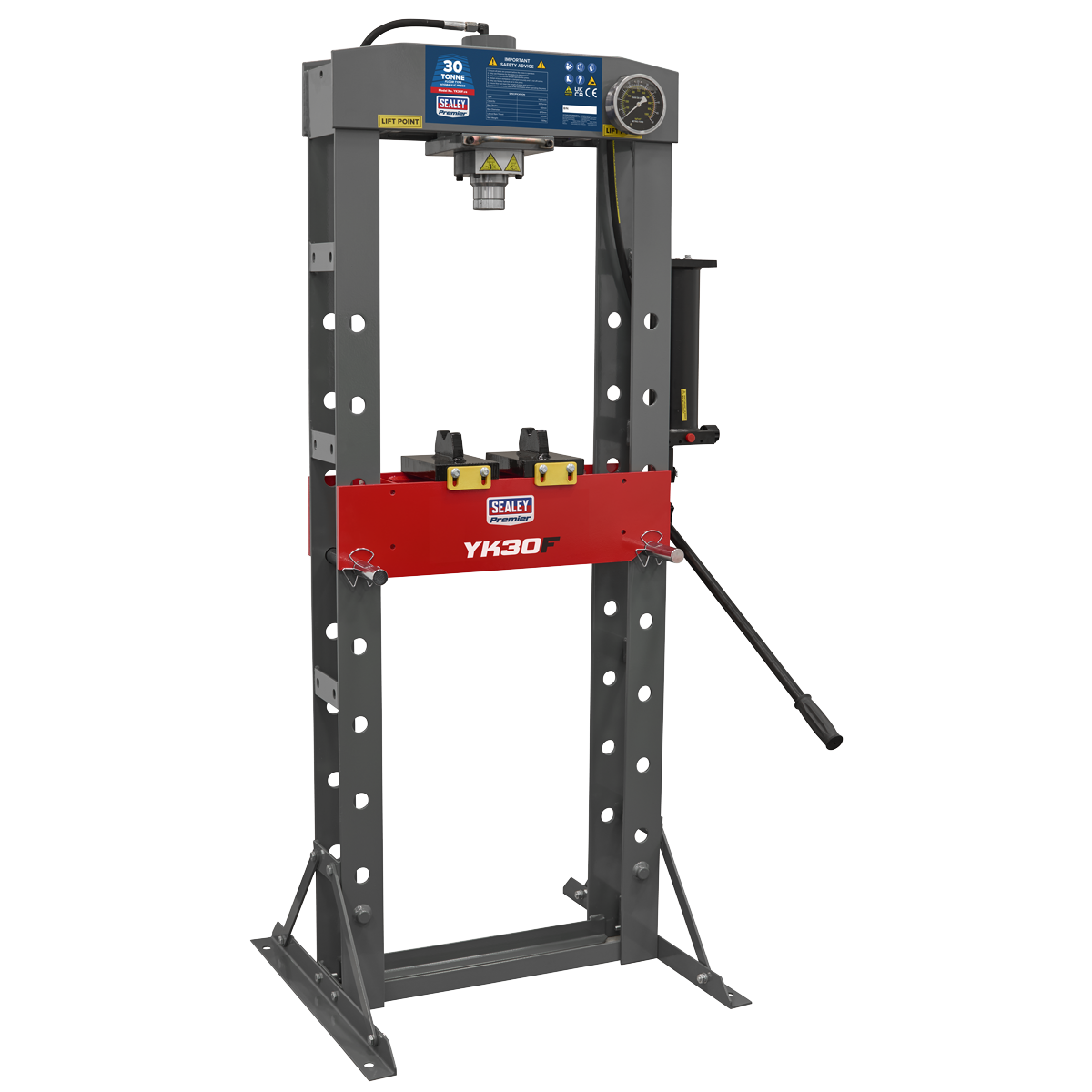Sealey YK30F Premier Hydraulic Floor Type Press 30 Tonne