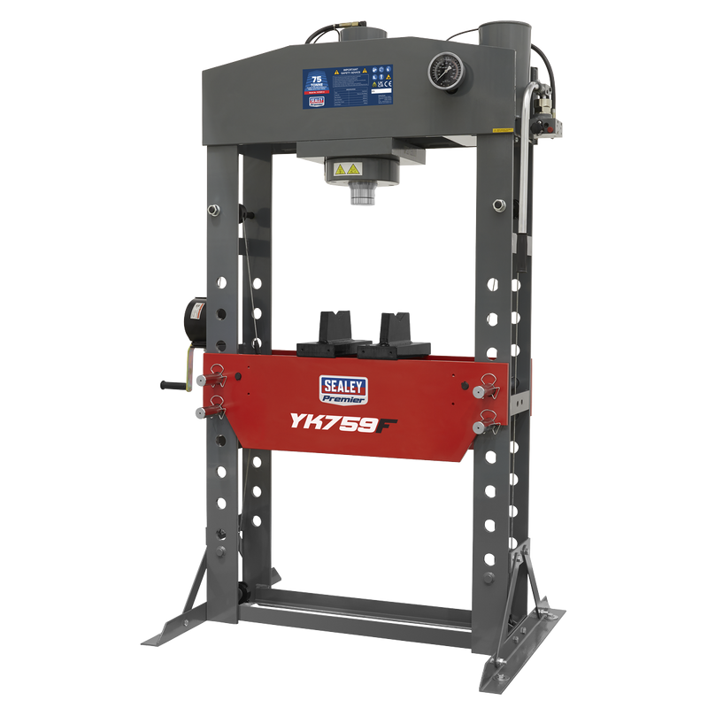 Sealey YK759F Premier Hydraulic Floor Type Press 75 Tonne - additional view 2