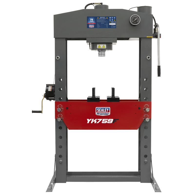 Sealey YK759F Premier Hydraulic Floor Type Press 75 Tonne - additional view 7