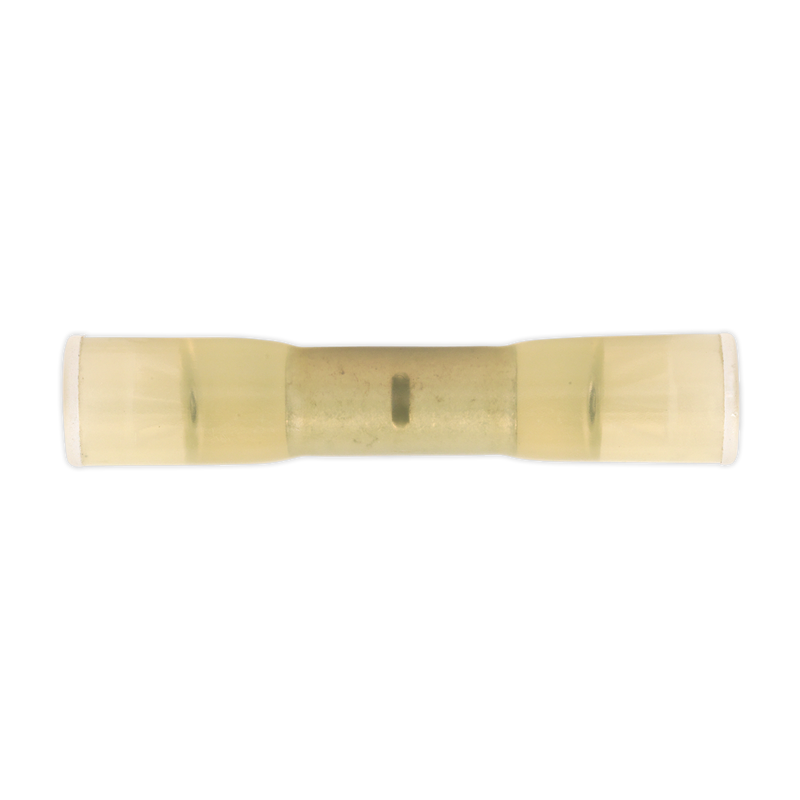 Sealey YTCS10 Cold Seal Butt Connector 5.9mm, Yellow - Pack of 10