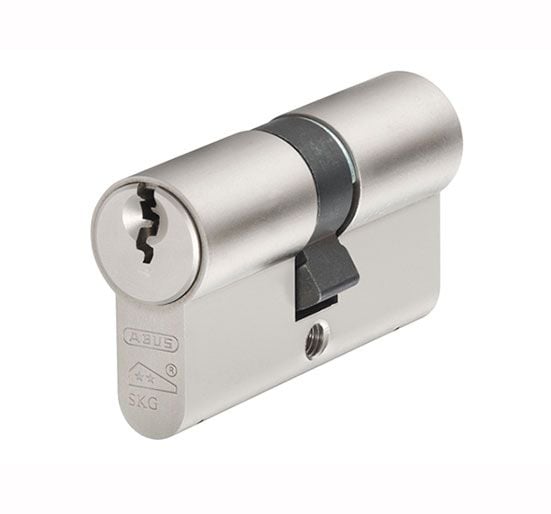 ABUS E60NP Euro Profile Double Cylinder - Nickel Pearl 45/55 - ABUE60N4555 - Abus - Trade Counter Direct
