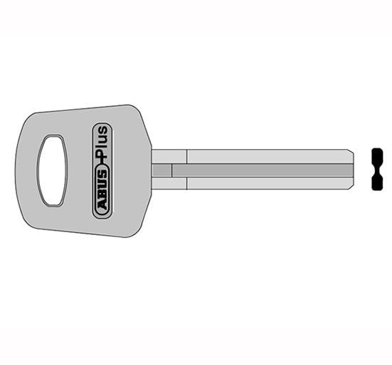 ABUS Plus Key Blank - 5078 Padlock Key Blank - ABUKB05078 - Abus - Trade Counter Direct