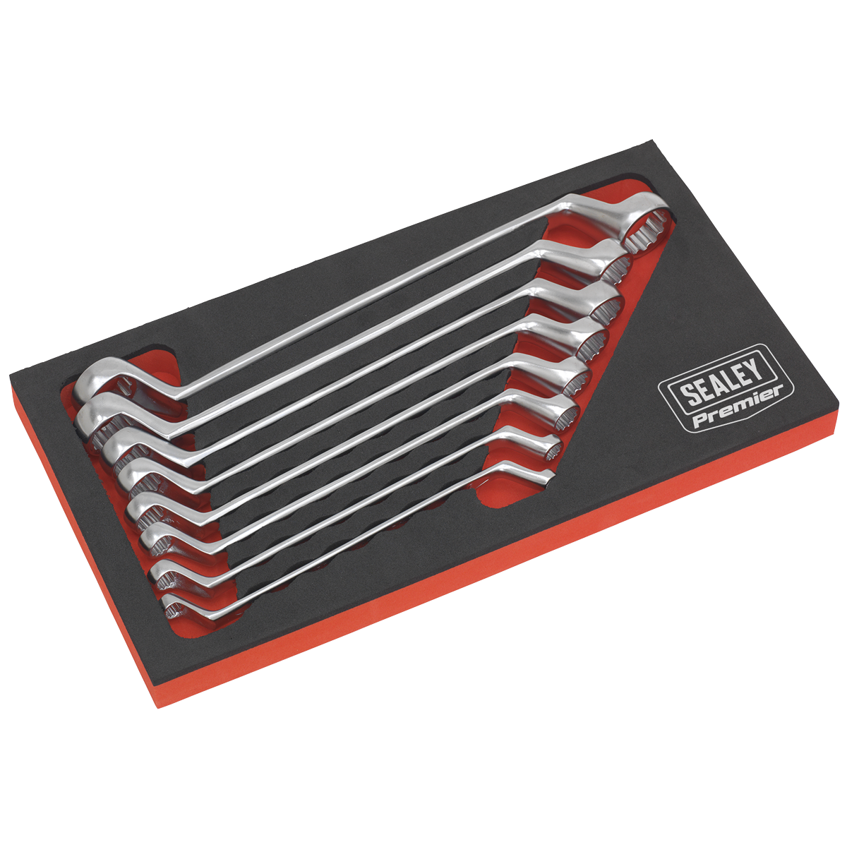 Sealey AK63257 Offset Double End Ring Spanner Set 8pc Metric