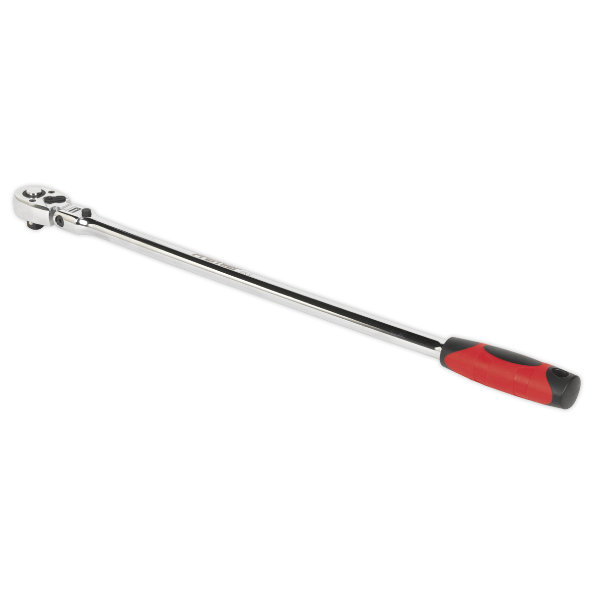 Sealey AK6698 Ratchet Wrench Flexi-Head Extra-Long 600mm 1/2"Sq Drive