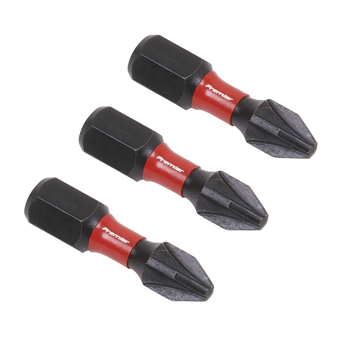 Sealey AK8208 Pozi #2 Impact Power Tool Bits 25mm - 3pc