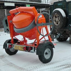 Altrad - Belle UK35P1E01 AT350 Road Tow Concrete Mixer - UK35P1E01 - Belle - Trade Counter Direct