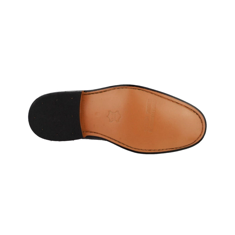 Amblers Ben Leather Soled Oxford Brogue - Black (10875 - 12150) - 10875-12150-01 - Amblers - Trade Counter Direct