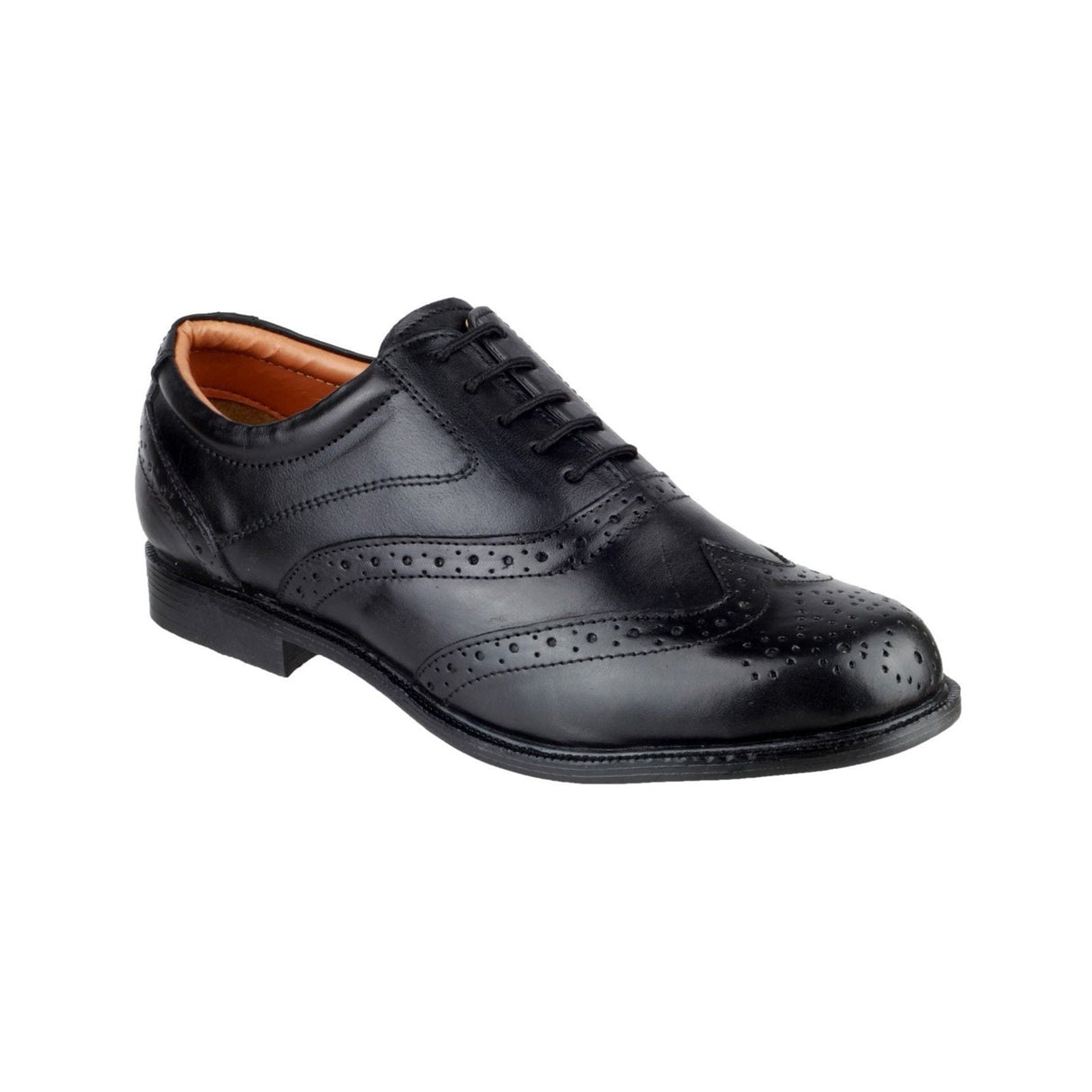 Amblers Liverpool Oxford Brogue - Black (11762 - 13523) - 11762-13523-01 - Amblers - Trade Counter Direct
