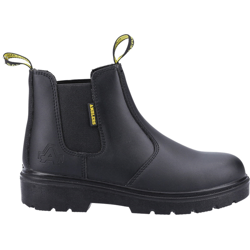 Amblers Safety FS116 Dual Density Pull on Safety Dealer Boot - Black (19981 - 31380) - 19981-31380-01 - Amblers Safety - Trade Counter Direct