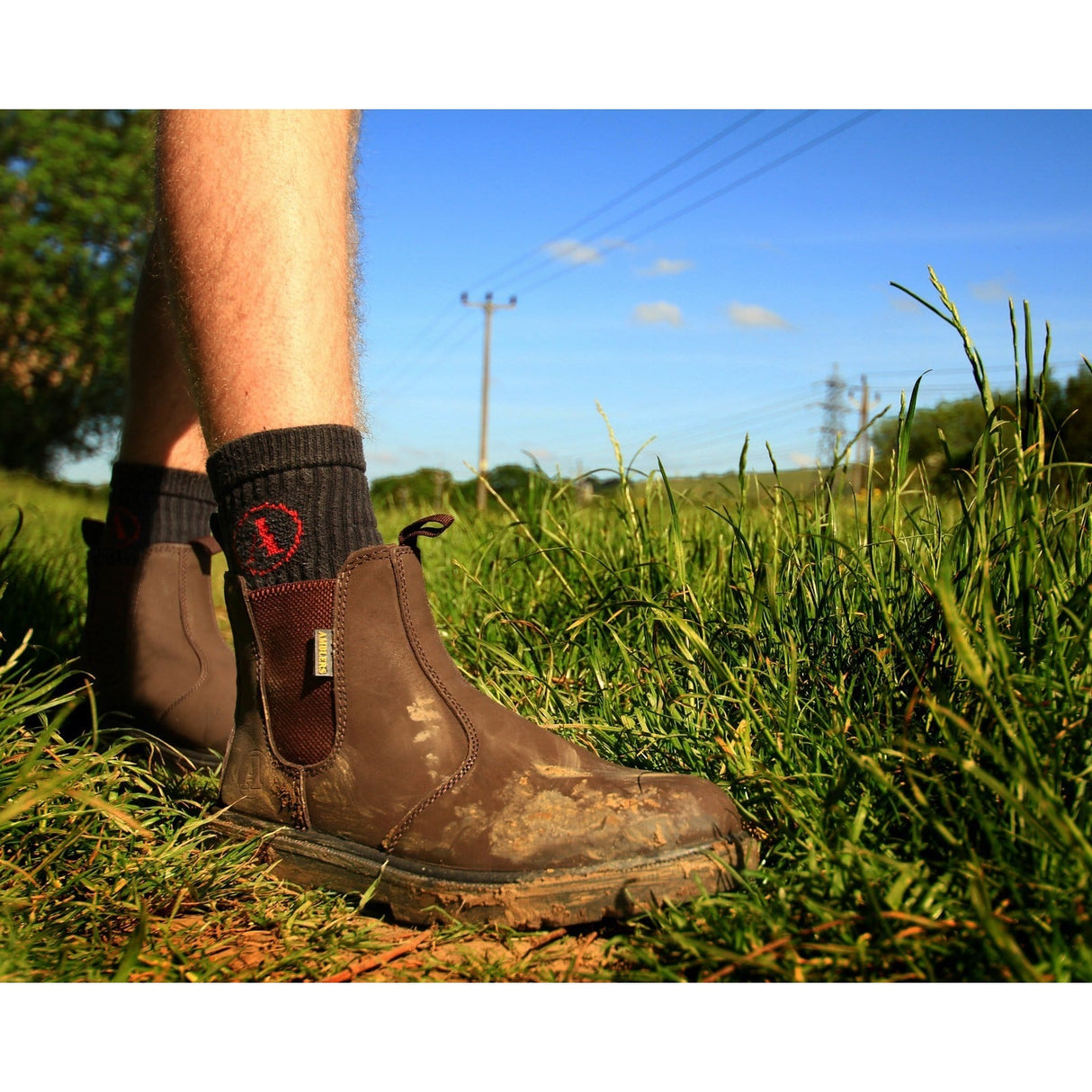 Amblers Safety FS128 Hardwearing Pull On Safety Dealer Boot - Brown (15890 - 20755) - 15890-20755-01 - Amblers Safety - Trade Counter Direct