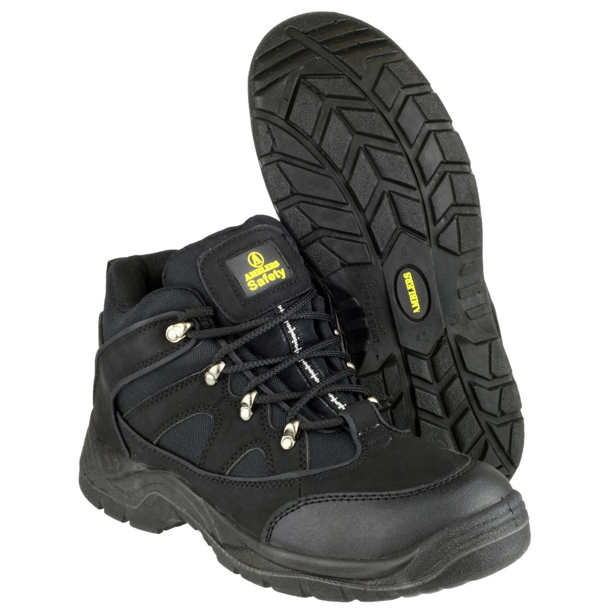 Amblers Safety FS151 Vegan Friendly Safety Boots - Black (16169 - 21312) - 16169-21312-02 - Amblers Safety - Trade Counter Direct