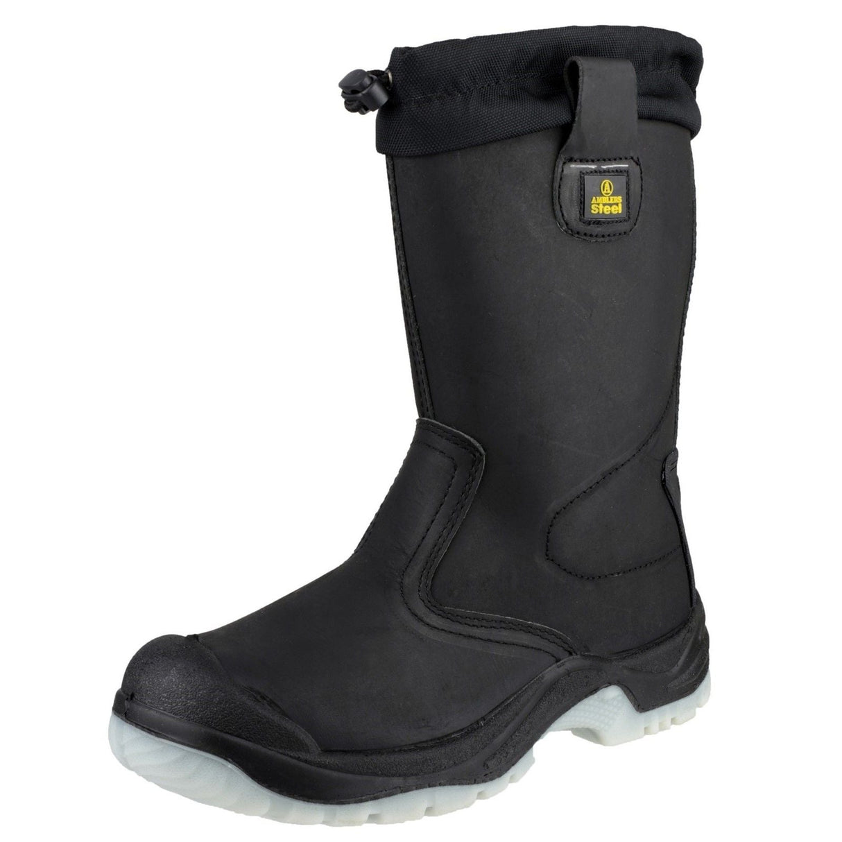 Amblers Safety FS209 Water Resistant Pull On Safety Rigger Boot - Black (18283 - 27080) - 18283-27080-02 - Amblers Safety - Trade Counter Direct