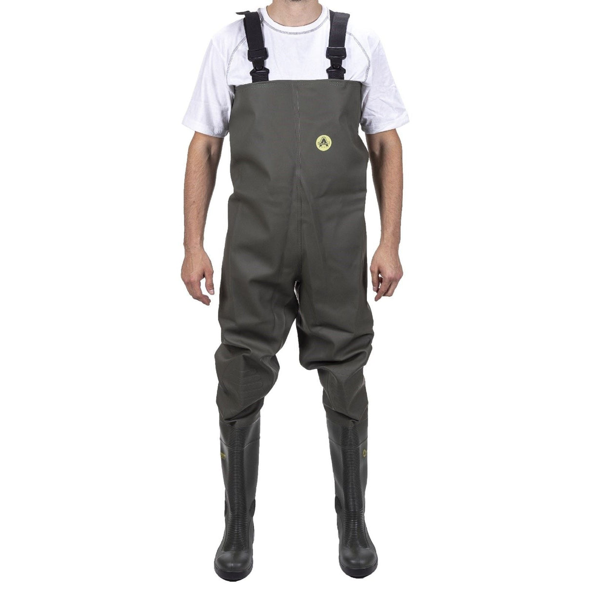 Amblers Safety Tyne Chest Safety Wader - Green (24878 - 41143) - 24878-41143-02 - Amblers Safety - Trade Counter Direct