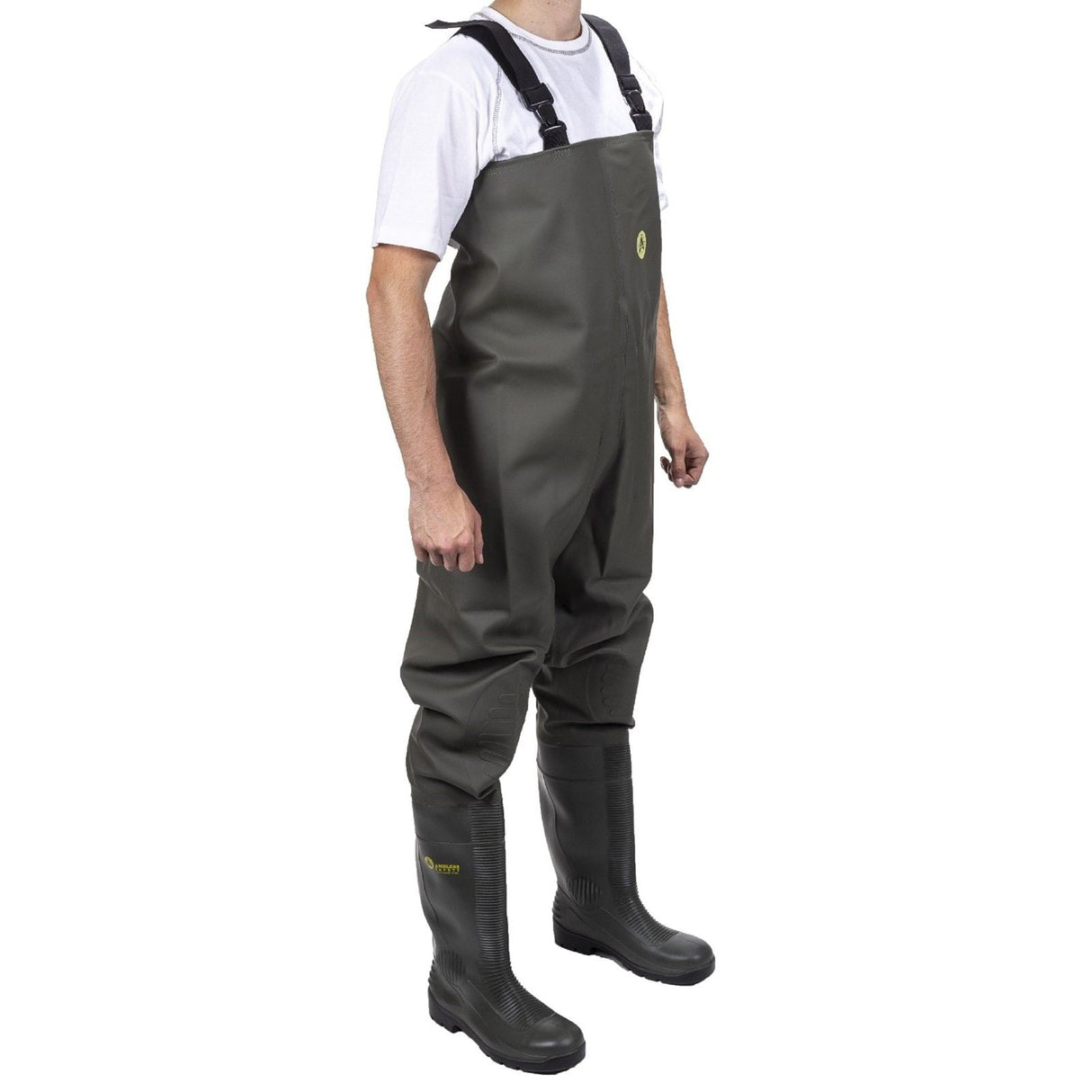 Amblers Safety Tyne Chest Safety Wader - Green (24878 - 41143) - 24878-41143-02 - Amblers Safety - Trade Counter Direct