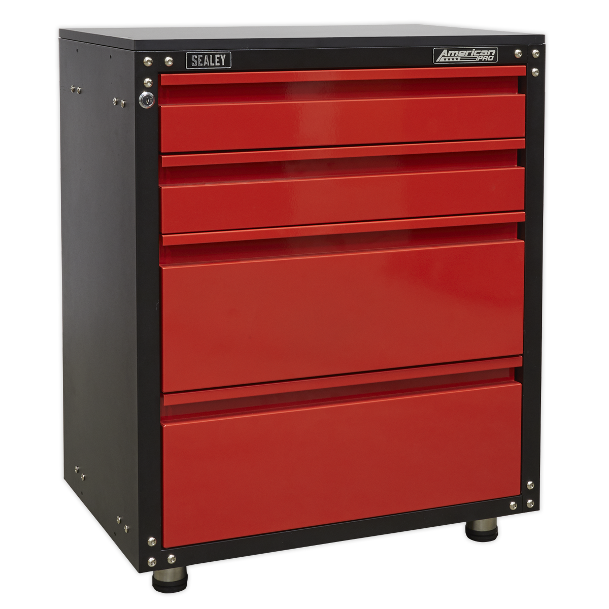 Sealey APMS84 Modular 4 Drawer Cabinet with Worktop 665mm