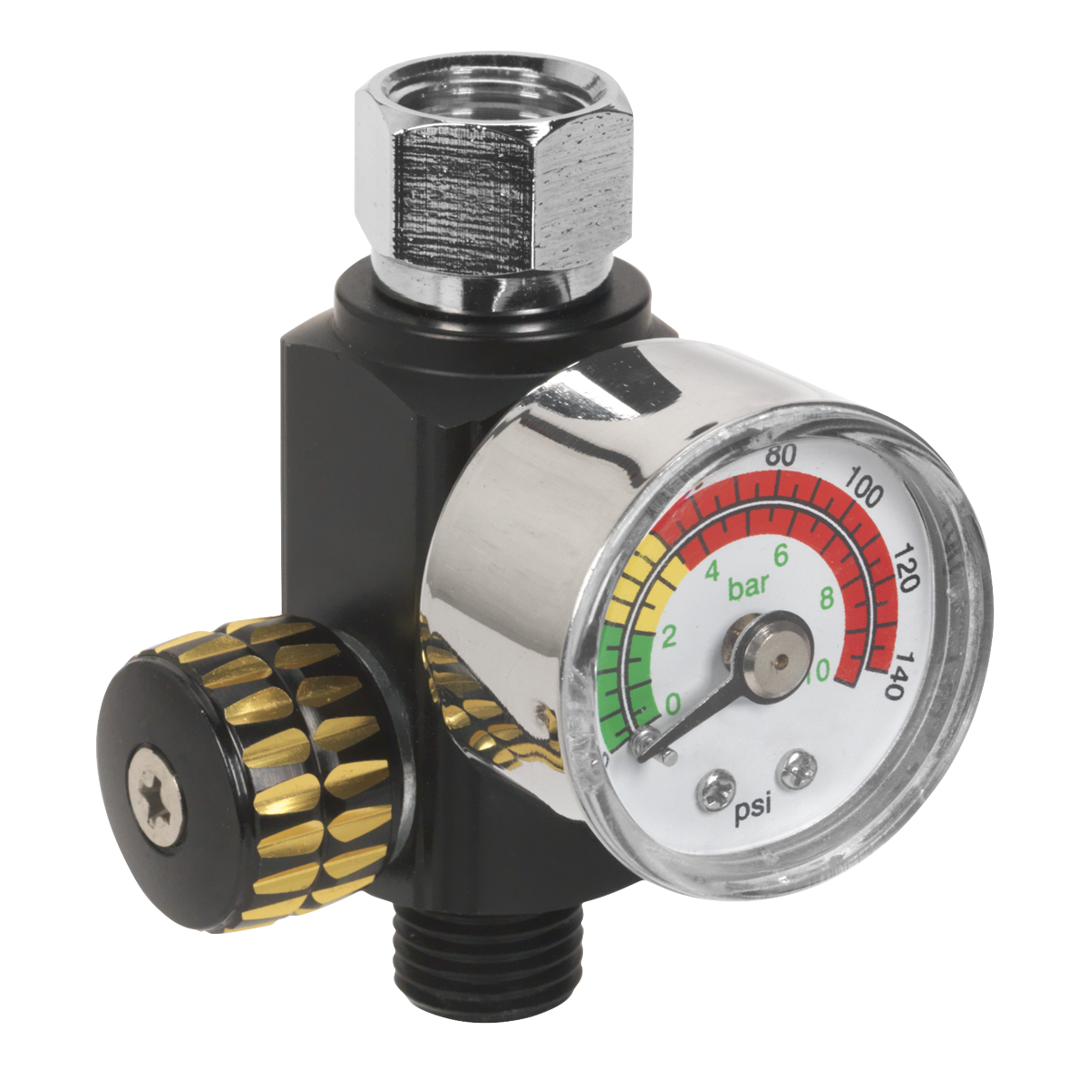 Sealey AR01 On-Gun Air Pressure Regulator/Gauge