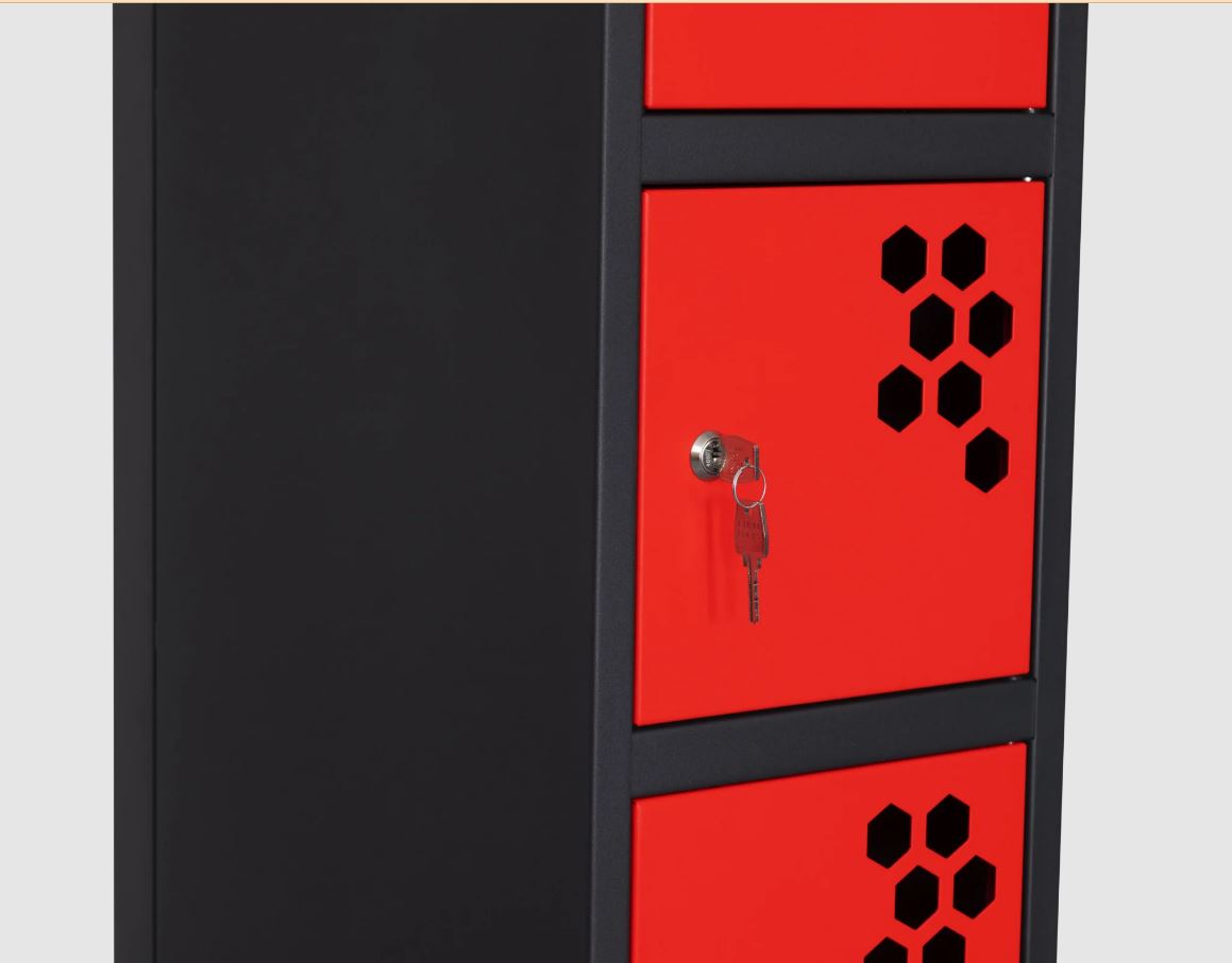 Armorgard Powerstation, 6 Door Battery Charging Locker Bank - PWS6 - PWS6 - Armorgard - Trade Counter Direct