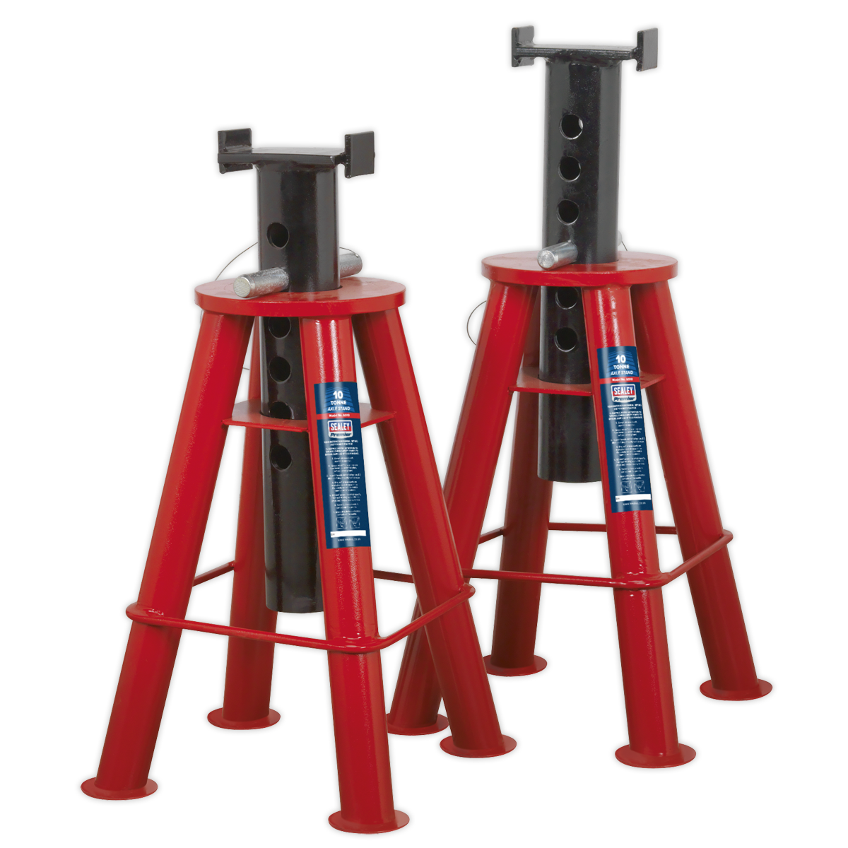 Sealey AS10 Axle Stands (Pair) 10tonne Capacity per Stand