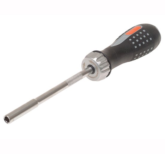 Bahco 808050 Ratchet Screwdriver + 6 Bits - 808050 Screwdriver Mu
