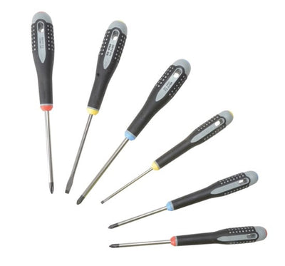 Bahco BE - 9881 Ergo Screwdriver Set 6 Piece Slot / Phillips - 6 Piece Set - BAH9881 - Bahco - Trade Counter Direct