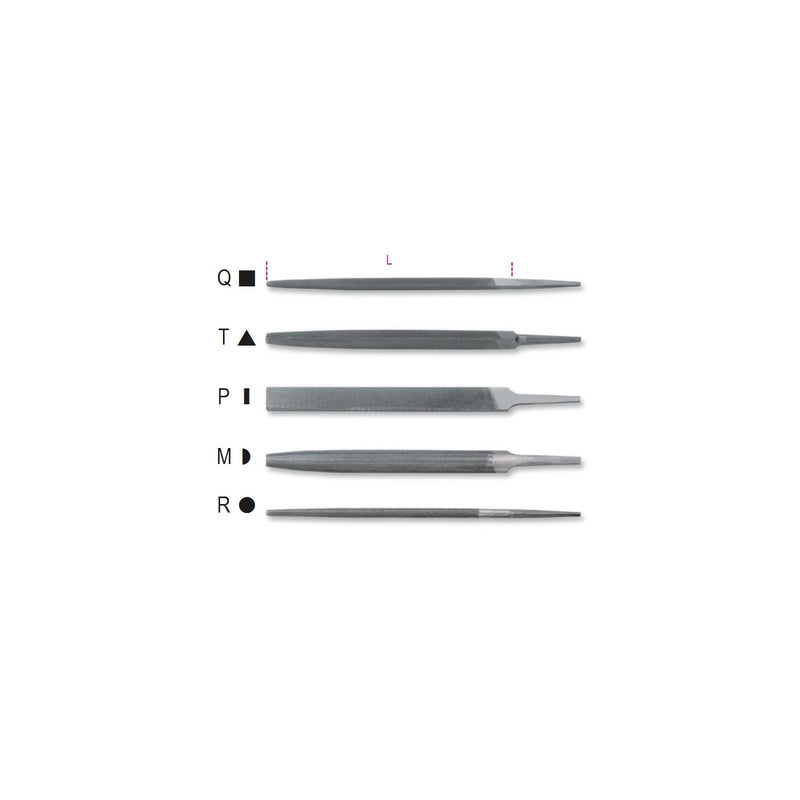 Beta 10 Inch Bastard Cut Files Without Handles - 1718D10/... - 1718D10/P - WEB-017180145 - Beta - Trade Counter Direct