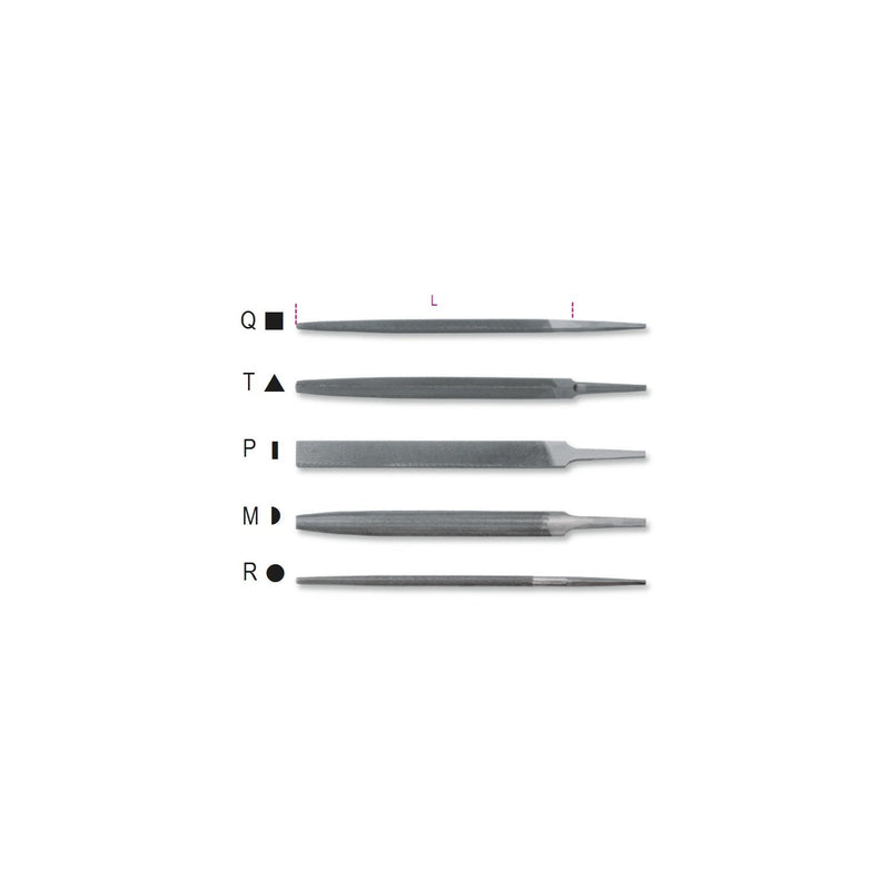 Beta 10 Inch Second Cut Files Without Handles - 1718A10/... - 1718A10/ - 1718A10/Q - WEB-017180041 - Beta - Trade Counter Direct