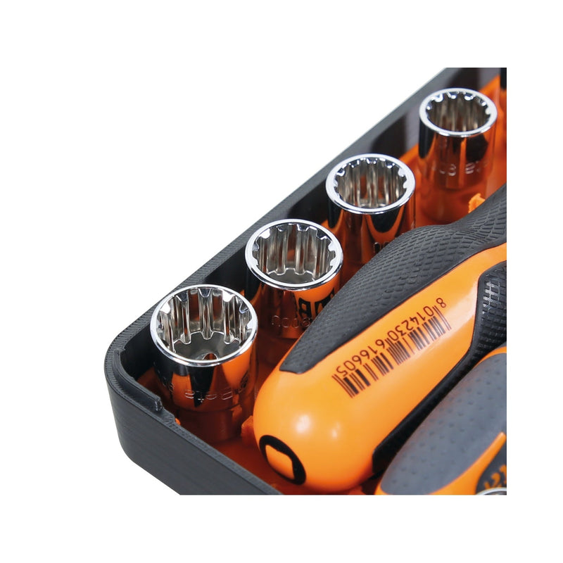 Beta 11 Gear Lock Sockets, 21 Bits And 7 Accessories Set - 900/C39U - WEB-009001947 - Beta - Trade Counter Direct
