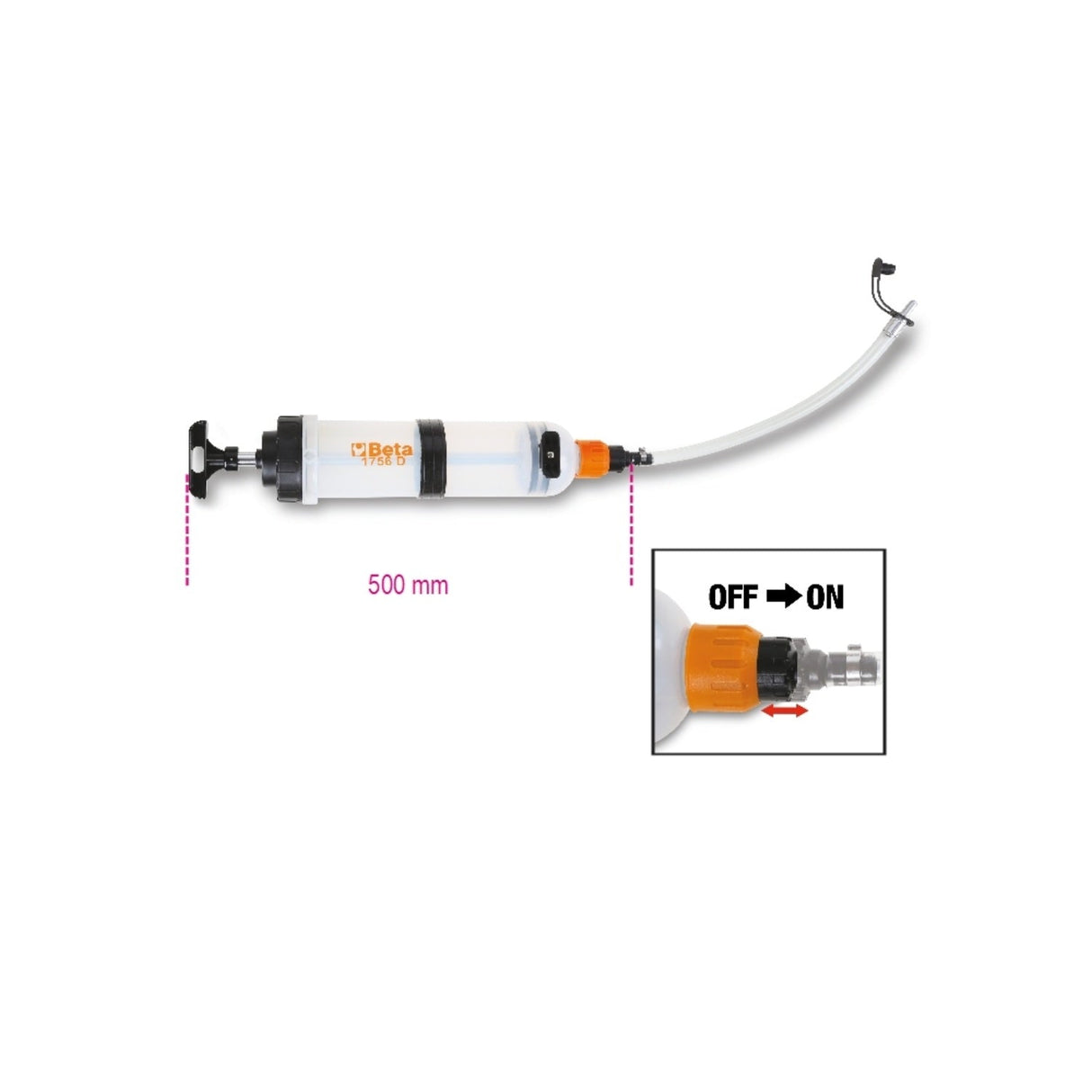 Beta 1500 Ml Polypropylene Suction Gun - 1756D - WEB-017560515 - Beta - Trade Counter Direct