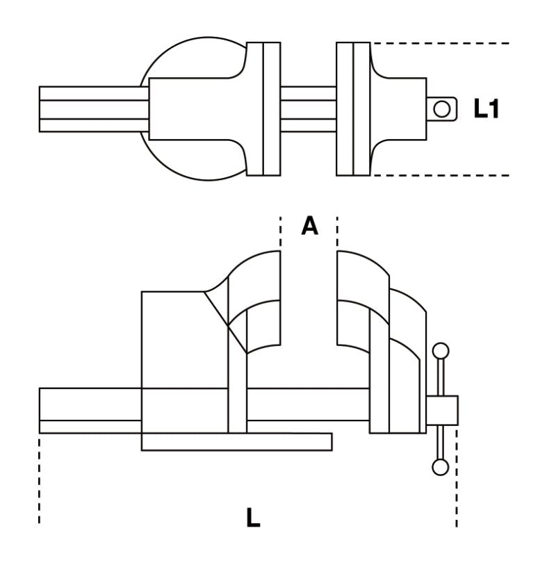 Beta 1599P/150 Parallel Bench Vice — 150 mm Jaw (015990050) - 015990050 - Beta - Trade Counter Direct
