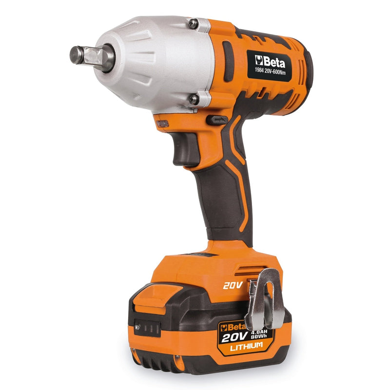 Beta 20 V Brushless Reversible Impact Wrench 1/2 Inch Drive 600 Nm - 1984/K600 - WEB-019840060 - Beta - Trade Counter Direct