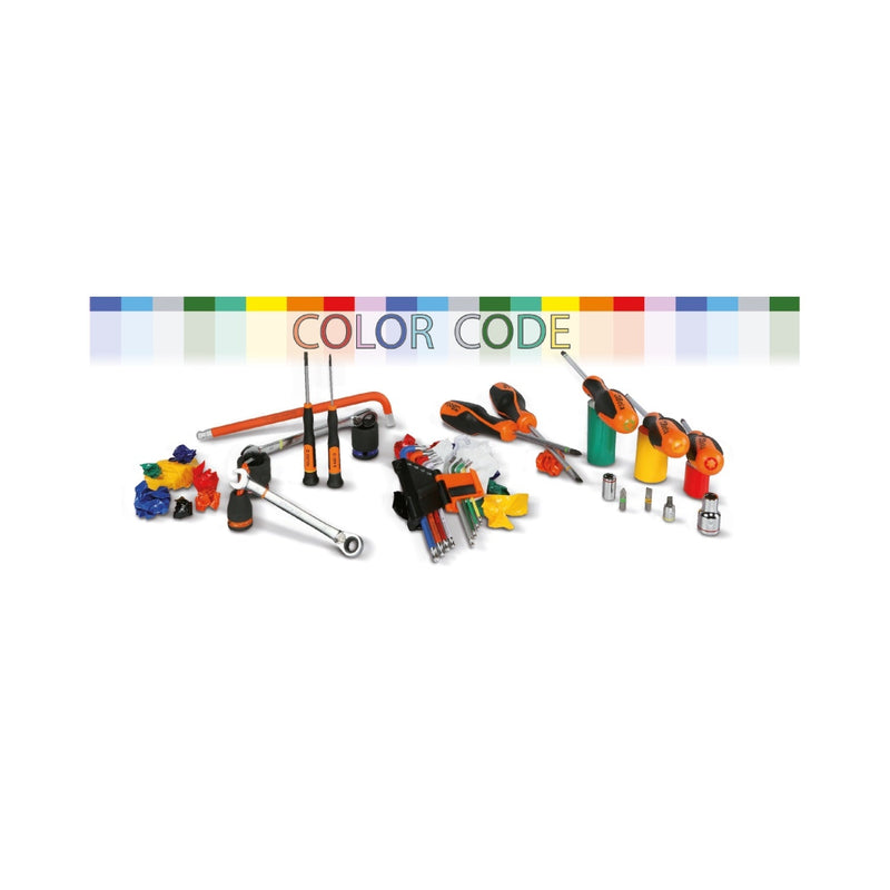 Beta 27 - Piece Coloured Bit Set With Reversible Ratchet And Connector - 860/C27 - WEB-008600880 - Beta - Trade Counter Direct