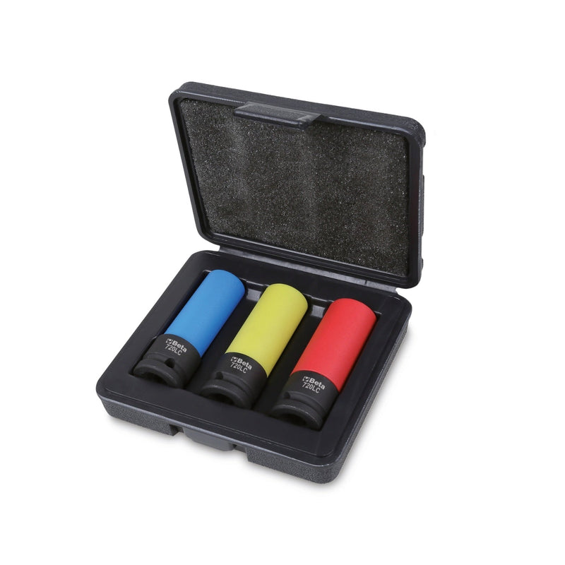 Beta 3 impact sockets for wheel nuts, with polymeric inserts - 720LC/C3 - WEB-007200653 - Beta - Trade Counter Direct
