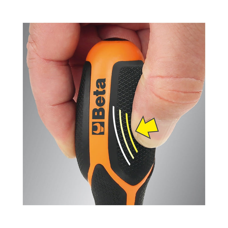 Beta 4 - Piece Pozidriv Supadriv Screwdriver Set - 1229PZ - 1229PZ/S4 - WEB-012290204 - Beta - Trade Counter Direct