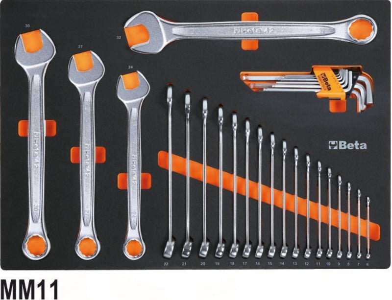Beta 5945VUM - Assortment of 199 Tools in EVA Foam Trays (059451011) - 059451011 - Beta - Trade Counter Direct