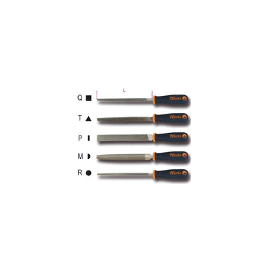 Beta 8 Inch Bastard Cut File With Plastic Handle - 1719BMD8 - 1719BMD8/ - 1719BMD8/Q - WEB-017190221 - Beta - Trade Counter Direct