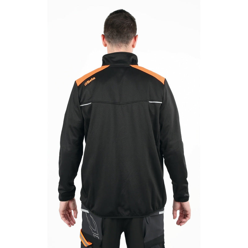 Beta Breathable Stretch Fleece Jacket Multipocket Black Size L - 7564N - 7564N L - WEB-075640003 - Beta - Trade Counter Direct