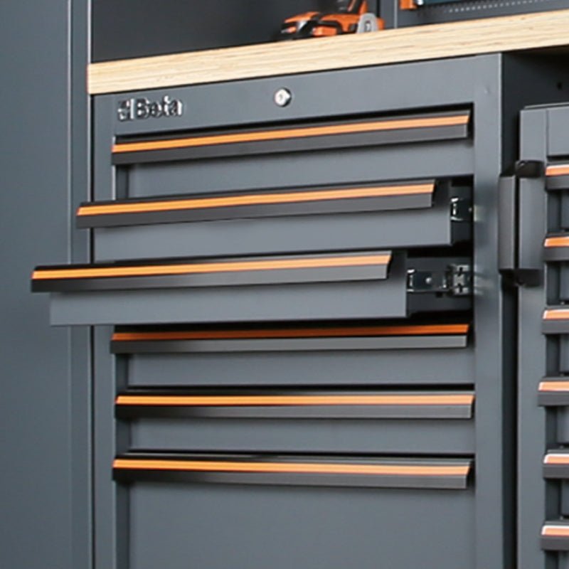Beta C45PRO 2.0 C5 & C7 — Mobile Roller Cabinets (5 - Drawer & 7 - Drawer) - 045000228 - Beta - Trade Counter Direct