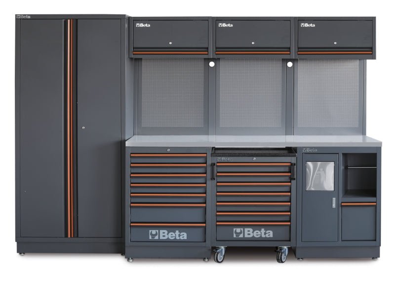 Beta C45PRO 2.0 Modular Workbench Combos – Stainless or Wood - 045002001 - Beta - Trade Counter Direct