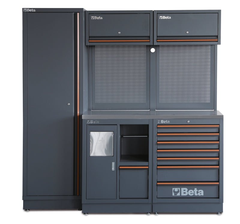 Beta C45PRO 2.0 Modular Workbench Combos – Stainless or Wood - 045002023 - Beta - Trade Counter Direct